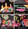 Dia De Los Muertos Backdrop Banner, Day of the Dead Party Decoration Background Banner, Sugar Skull Marigold Flower Banner for Halloween Mexican Fiesta Dia De Los Muertos Party Supplies